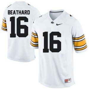 Iowa Hawkeyes C.J. Beathard #16 Jersey - White