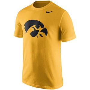 S-4XL Iowa Hawkeyes Gold Logo T-shirt