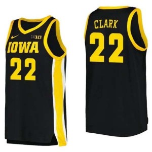 #22 Caitlin Clark Iowa Hawkeyes Men's College Basketball Limited Jersey - Black