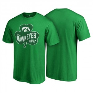 Iowa Hawkeyes T-shirt Kelly Green EST.1847 Patty's Pride St. Patrick Day 